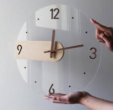 Tranparent Acrylic Wall Clock