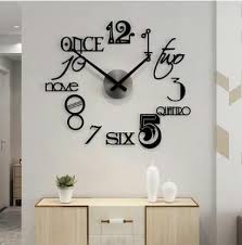 Creative Numbers 3D Wall Clock