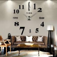 Oversized Modern DIY Wall Clock