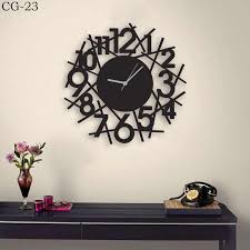 Cross Number Wall Clock