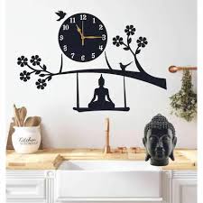 Girl Swing Wall Clock